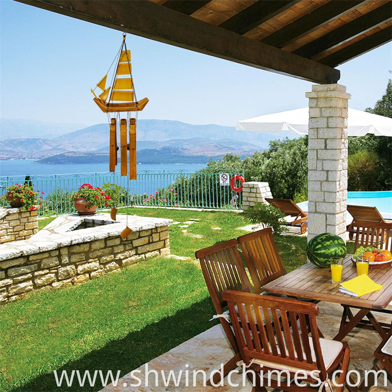 bamboo wind chimes outdoor